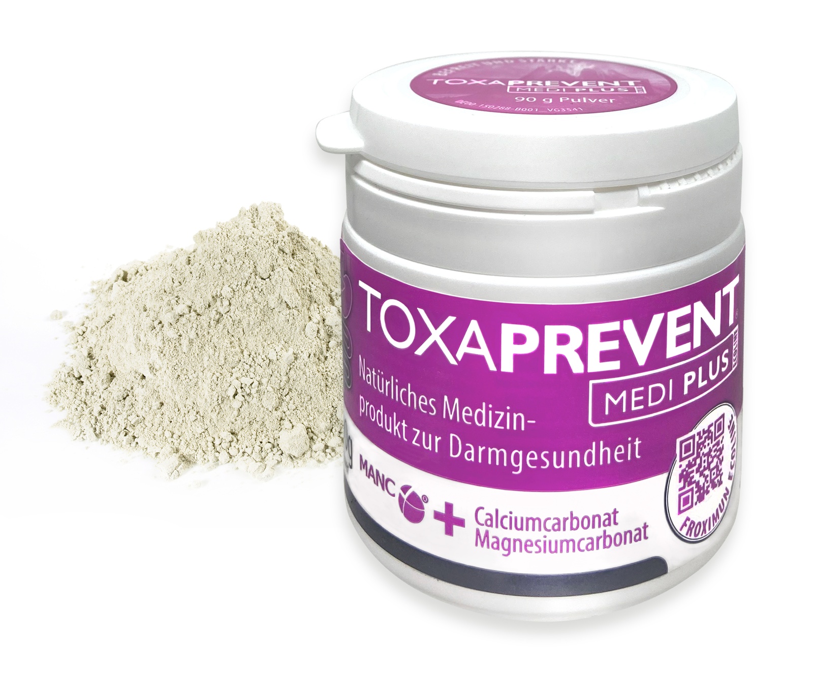 TOXAPREVENT® MEDI PLUS ECOLINE 90g Pulver in der handlichen Runddose
